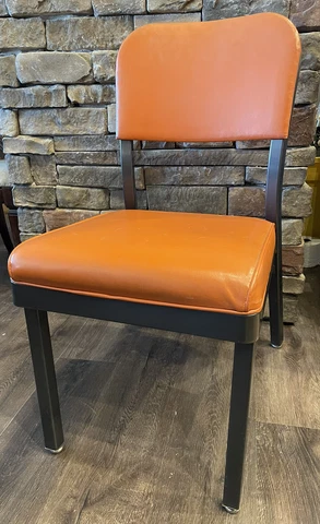 Mid-Century Modern All-Steel Tanker Guest Chair | Ex Iowa State Univ Engineering Cover
