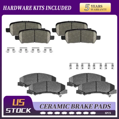 Juego de pastillas de freno delanteras y traseras de cerámica para Chevrolet Impala 2011-2016 Foto 1 de 4