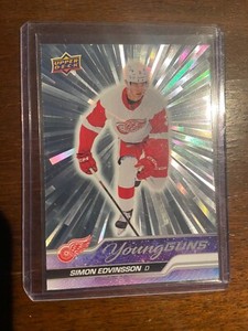 2023-24 Upper Deck Series 1 Outburst Silver Young Guns Simon Edvinsson RC #228
