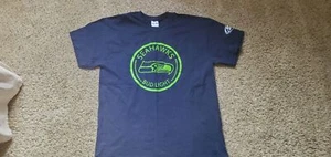 Herren Größe Large Seattle Seahawks Bud leichtes T-Shirt Werbegeschenk - Bild 1 von 5