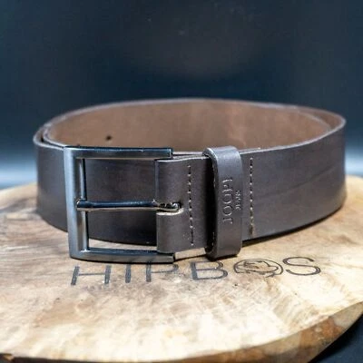 Joop Hombres Cinturón Vintage Cuero Jeans Cinturón Marrón Talla 30 - Imagen 1 de 4