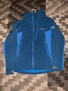 Eddie Bauer Men's First Ascent Sandstone Shield Hooded Jacket | Size L - Picture 1 of 1