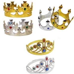 Costume Accessory Round Tiaras Men's Crown Gold Crown Toy Princess's Crowns - Picture 1 of 14