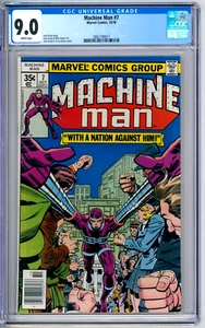 Quiosco Marvel Comics 1978 Machine Man 7 clasificación CGC 9,0 en estado bastante bueno/casi nuevo - Imagen 1 de 2