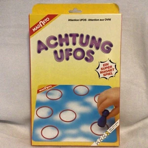 Vintage 1980s Magneto Achtung UFOs Magnetic Strategy Game Stock #6816 W. Germany - Picture 1 of 5