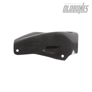 For Ducati Monster 821 17 100% Carbon Fiber Exhaust Pipe Heat Shield Cover Gloss - Picture 1 of 8