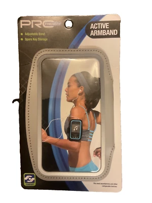 Brazalete activo Pro Strength - Banda ajustable - teléfono y almacenamiento de llaves de repuesto Foto 1 de 4