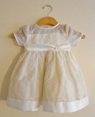 Sylvia Whyte/Neiman Marcus Girl S2T VTG Formal Dress Flower Organza BONUS Hanger - Image 1 of 4