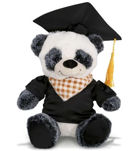 PLUSH GRADUATION - SUPER-SOFT PLUSH - SITTING PANDA - Picture 1 of 6