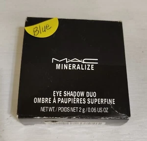 NIB - MAC mineralize eyeshadow - Blue Flame - marbleize with shimmers - Picture 1 of 4