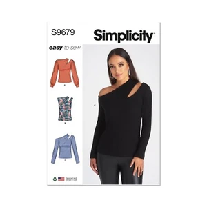 Simplicity Easy SCHNITTMUSTER S9679 Misses' Stricktops Größen 4-12 oder 12-20 - Bild 1 von 8