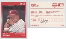 1990 Star Spartanburg Phillies Brian Adams #1