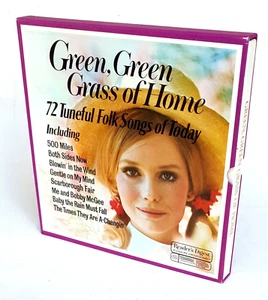 Green, Green Grass Of Home 72 Tuneful Folk Songs 6LP Box set Readers Digest - Picture 1 of 4