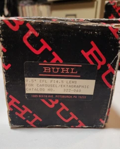 Vintage BUHL 9.5" EFL f:4.5 Projector Lens For Kodak Carousel #322-060 - Picture 1 of 21