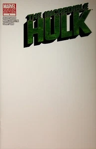 L'incredibile Hulk #1 copertina vuota fumetti Marvel 2011 Marc Silvestri Jason Aaron - Foto 1 di 2