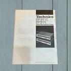 Technics ST-Z11 Operating Instructions Manual