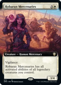 x1 Robaran Mercenaries - Extended Art R MTG Commander: Dominaria United M/NM, En - Picture 1 of 1