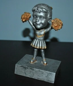  VTG BOBBLEHEAD Rock in Bop Cheerleader Rock-n-Bop Bobble Head  Figurine 5.5" - Picture 1 of 3