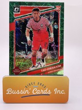 2021-22 TAE-HWAN KIM Donruss Optic  Green Velocity Prizm RC Rookie Card #138