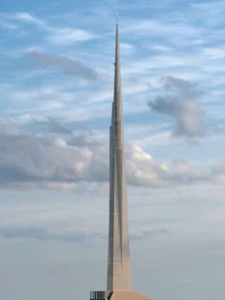 The Illinois Mile High Tower Frank Lloyd Wright Skyscraper Photo Poster Print - Picture 1 of 1