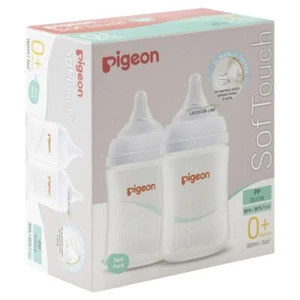 Pigeon Softouch III Peristaltic Plus Bottle (PP) 160ml Twin Pack - Picture 1 of 1