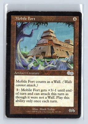 MOBILE FORT – MTG Magic the Gathering Card – Urza's Saga – Uncommon - Image 1 of 4
