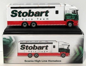 Atlas 1/76 Scale Model Truck 4 649 108 - Scania High Line Horsebox - Stobart - Picture 1 of 3