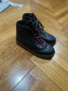 LIMITED Runway edition Prada Monolith Combat Boots Black Leather Lug - Picture 1 of 1