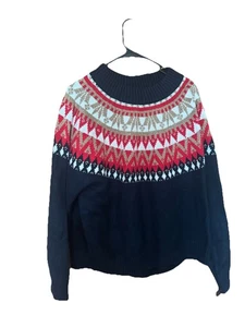 Tommy Hilfiger Damen Half Snowflake Pullover 2x Blue Sky Captain - Bild 1 von 5