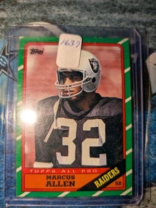1986 Topps Football Marcus Allen L.A Raiders #62~ HOF Topps All Pro🔥🏈Free SHIP - Picture 1 of 4