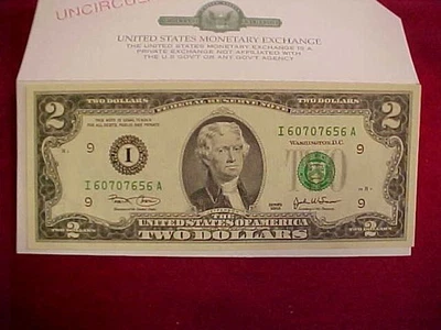 101) 24- 2003 $2.00 Uncirculated Notes-Padded Case- $10.00 - Image 1 of 4