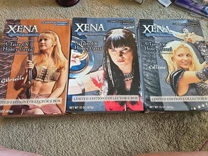 Xena Limited Edition Collectors Box Cereal. New. Set Of 3. RARE!! - Picture 1 of 6