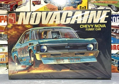 Chevrolet Novacaine 1972 coche divertido AMT #T382-225 MPC 1/25 USADO PROYECTO DE CONSTRUCTOR Foto 1 de 4