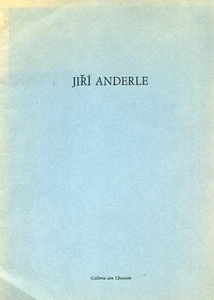 Jiri Anderle. Galleria Don Chisciotte 1983. Brochure di mostra - Foto 1 di 1