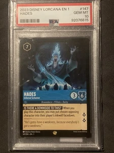 Disney Lorcana First Chapter Hades #147 Infernal Schemer PSA 10 - Picture 1 of 1
