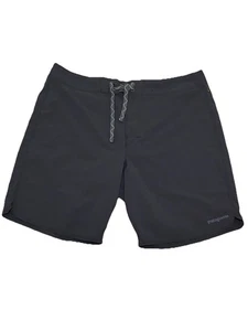 PATAGONIA Stretch Hydropeak Mens Size 34 Board Short Gray Zip Pocket NWOT - Picture 1 of 7