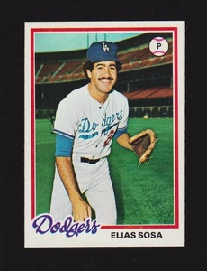 Topps #694 1978 Elias Sosa Los Angeles Dodgers casi nuevo+ C - Imagen 1 de 2