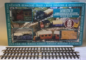 Juego de tren eléctrico LGB 92770 3 vagones Lake George & Boulder con vía extra caja abierta - Imagen 1 de 12