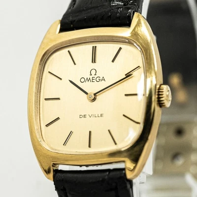 No Tariffs **NEAR MINT** Vintage 1975 OMEGA De Ville Cal.625 MT Gold 25mm Womens - Image 1 of 4