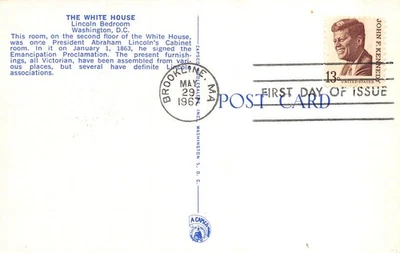 1287 12c Джон Ф. Кеннеди, многоцветная открытка cachet [111025.130] - Изображение 1 из 2