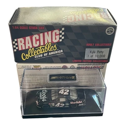 Kyle Petty 1996 #42 Coors Light Protest Car Action escala 1/64 Stock Car en estuche Foto 1 de 2