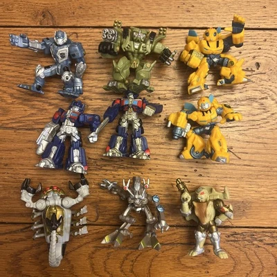 Lot Of 9 Transformers 2007 Robot  Heroes - Image 1 of 4