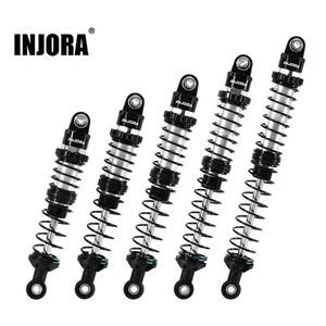 INJORA Aluminum Dual-Rate Shocks w/ Extra Springs for 1/10 RC Crawler (80–120mm) - Picture 1 of 37