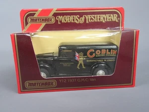 C978 Matchbox Models Of Yesteryear Y-12 GMC Van Goblin 1937 IN Box Vintage - Picture 1 of 16