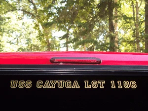 USS CAYUGA LST 1186 decalcomania US Navy militare USN S01 - Foto 1 di 2