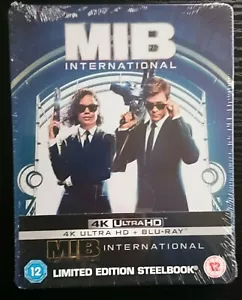 MEN IN BLACK: INTERNATIONAL (Rare, New, 4K UHD Steelbook & Blu Ray, 2 Disc set) - Picture 1 of 1