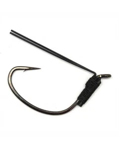 Gamakatsu Hook Wicked Wacky Fiber Guard NS Black - Select Size - Picture 1 of 1