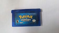 Pokemon Sapphire Version Nintendo Gameboy Tested Saves (No Time Events)