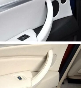 Türverkleidung Griff Beifahrer links innen beige für BMW E70 X5 E71 Zugleiste Abdeckung - Bild 1 von 12