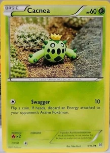 Cacnea 4/162 XY BREAKthrough Grass Type Basic Common Pokémon TCG Card - Picture 1 of 6